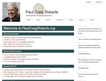 Tablet Screenshot of paulcraigroberts.org